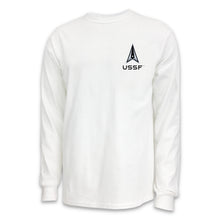 Load image into Gallery viewer, Space Force Mens Left Chest Long Sleeve T-Shirt