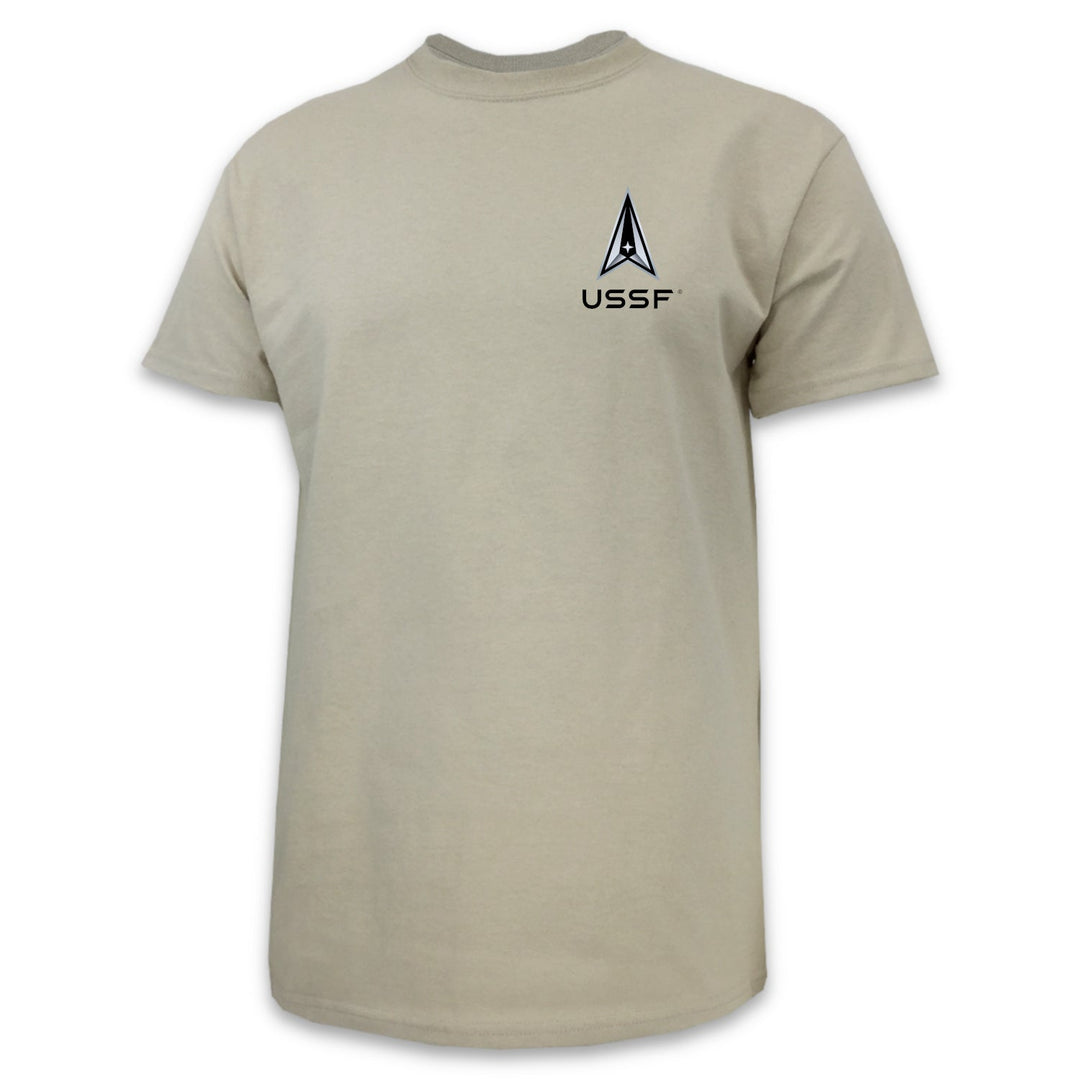 Pick Your Design Space Force T-Shirt (Tan)