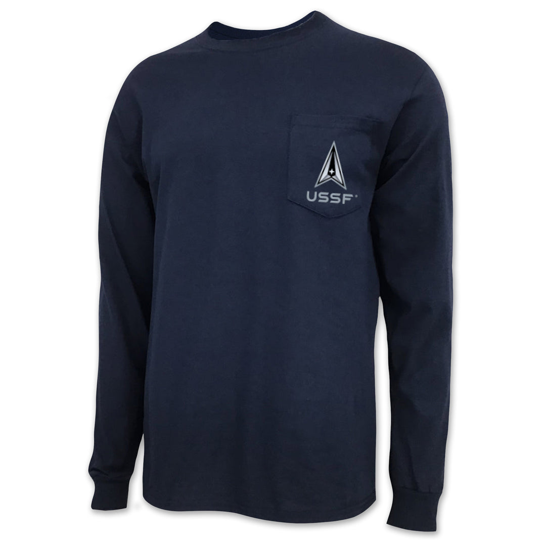 Space Force Mens Pocket Long Sleeve