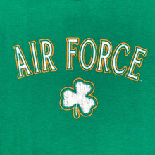 Load image into Gallery viewer, Air Force Distressed Shamrock T-Shirt (Kelly Green)