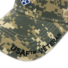 Load image into Gallery viewer, Air Force Wings Veteran Digital Camo Hat (Camo)