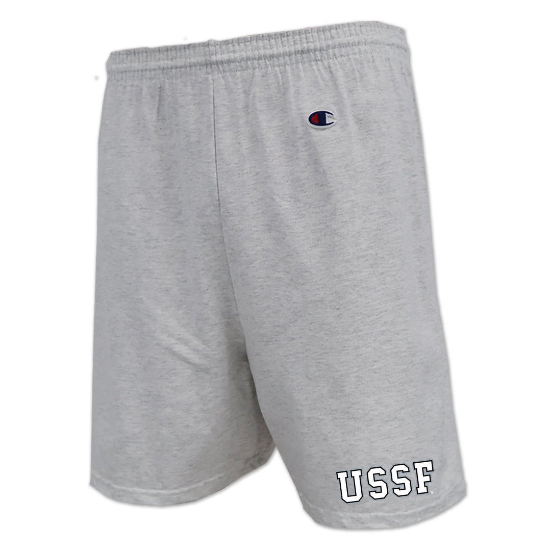 Pick Your Design Space Force Cotton Shorts (Grey)