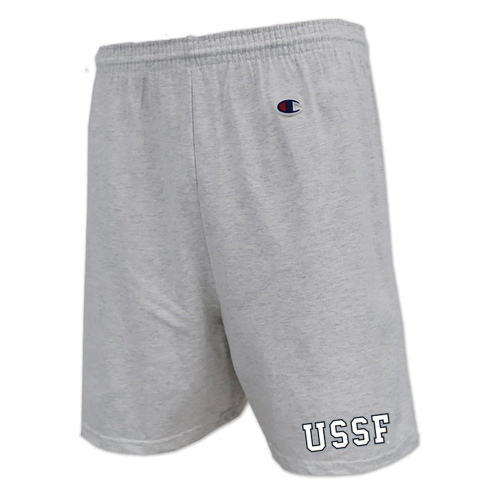 Pick Your Design Space Force Cotton Shorts (Grey)