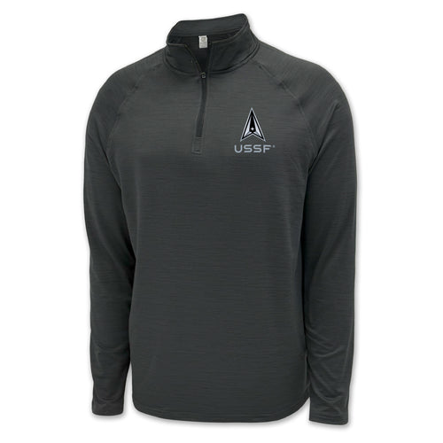 Space Force Delta Performance 1/4 Zip (Charcoal)