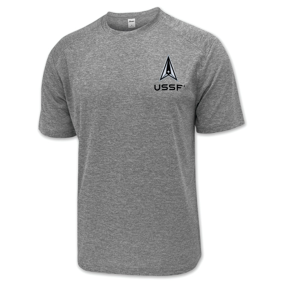 Space Force Delta Performance T-Shirt (Grey)