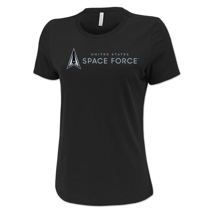 Pick Your Design Space Force Ladies T-Shirt (Black)