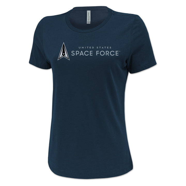 Pick Your Design Space Force Ladies T-Shirt (Navy)
