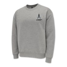 Load image into Gallery viewer, Pick Your Design Space Force Crewneck Sweatshirt (Grey)