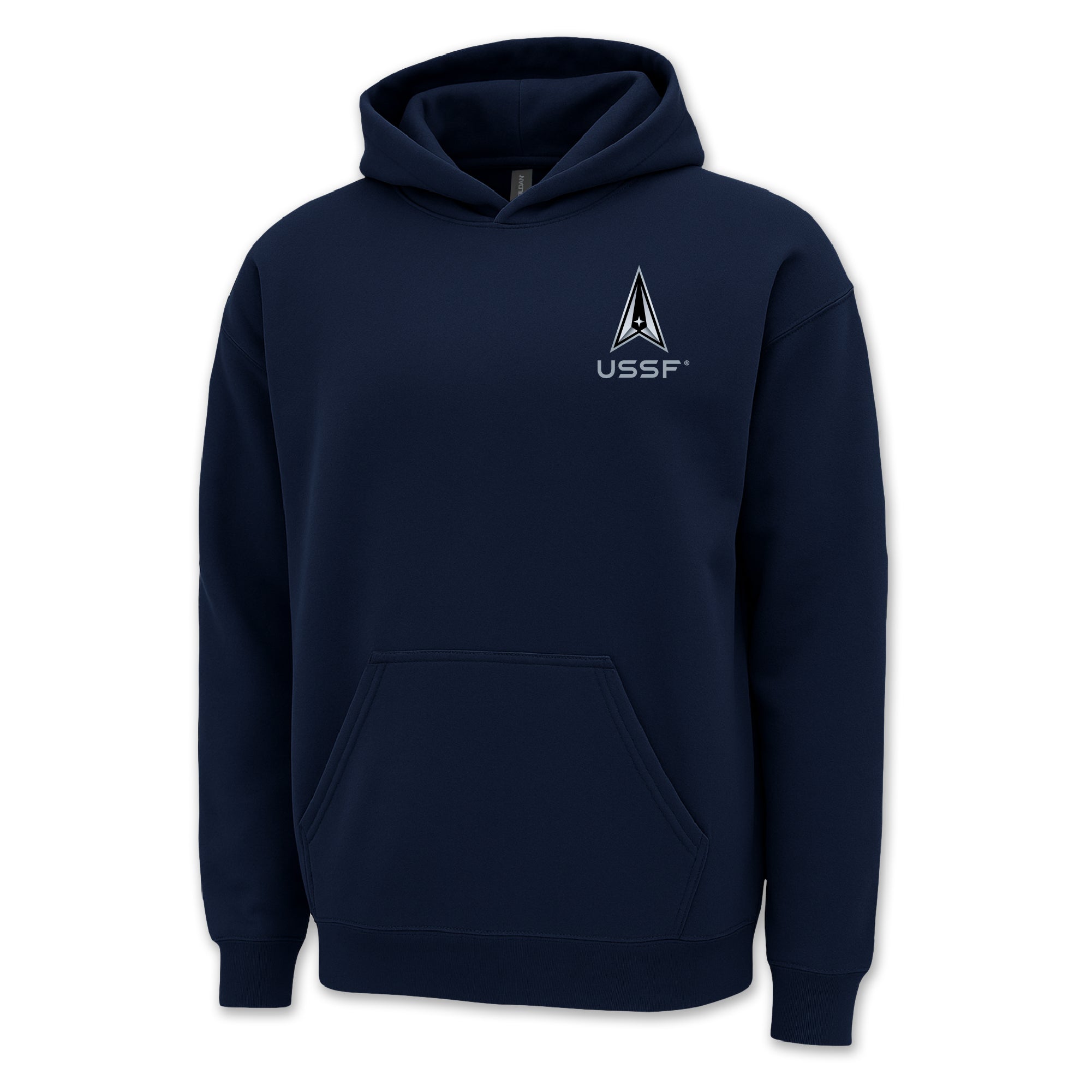Space Force Left Chest Logo Hood
