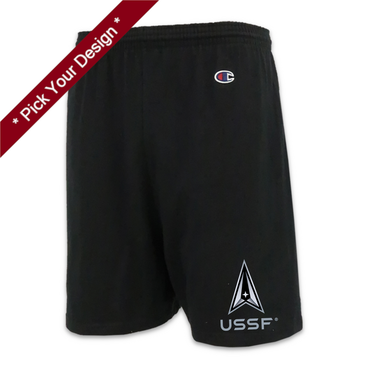 Pick Your Design Space Force Cotton Shorts