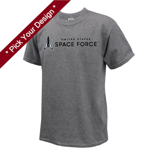 Pick Your Design Space Force Youth T-Shirt (Grey)