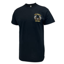 Load image into Gallery viewer, Air Force Gold Eagle Aim High T-Shirt (Black)