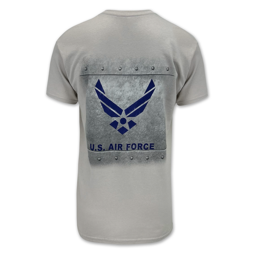 Air Force Rivets T-Shirt (Ice Grey)
