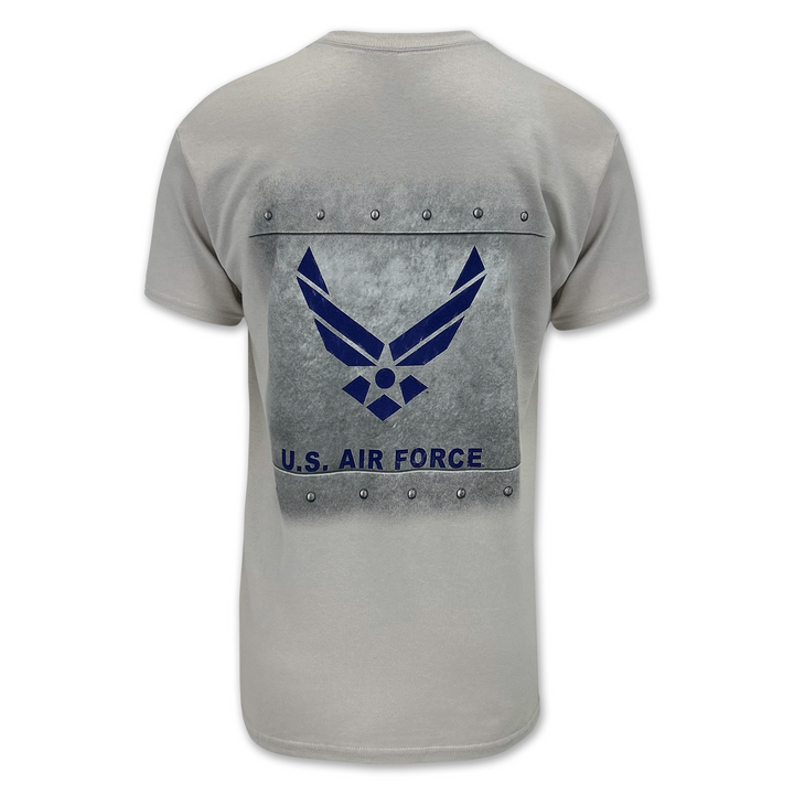 Air Force Rivets T-Shirt (Ice Grey)