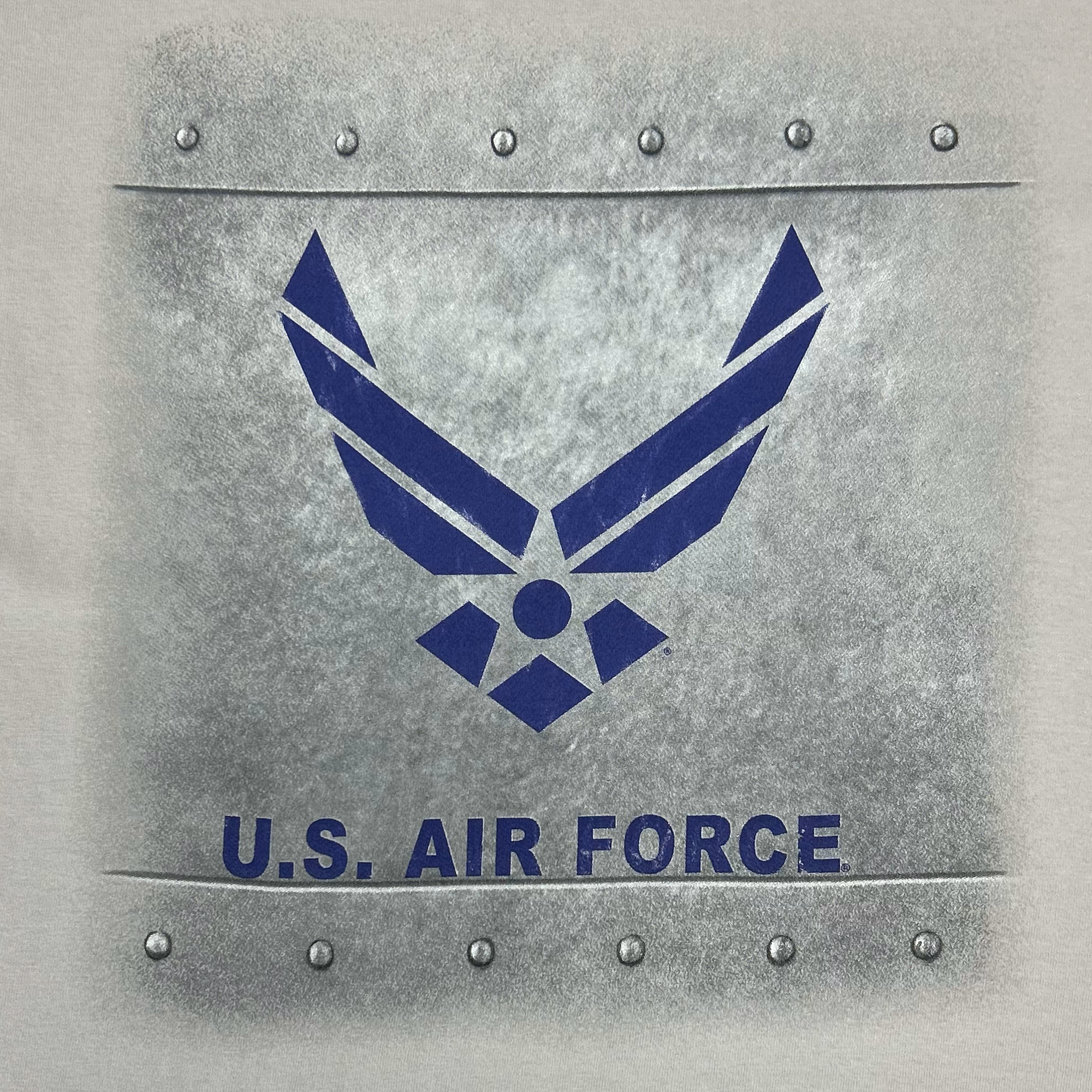 Air Force Rivets T-Shirt (Ice Grey)