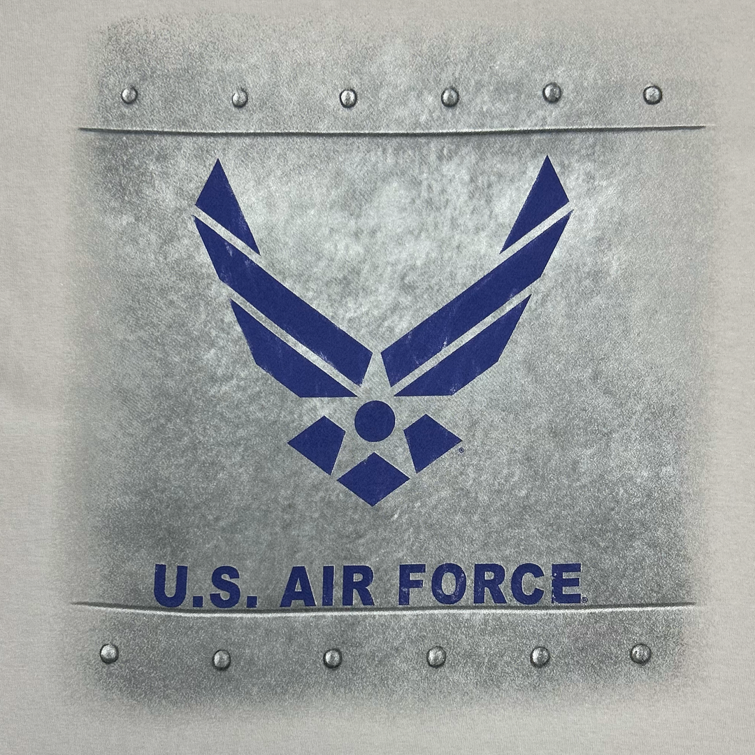Air Force Rivets T-Shirt (Ice Grey)