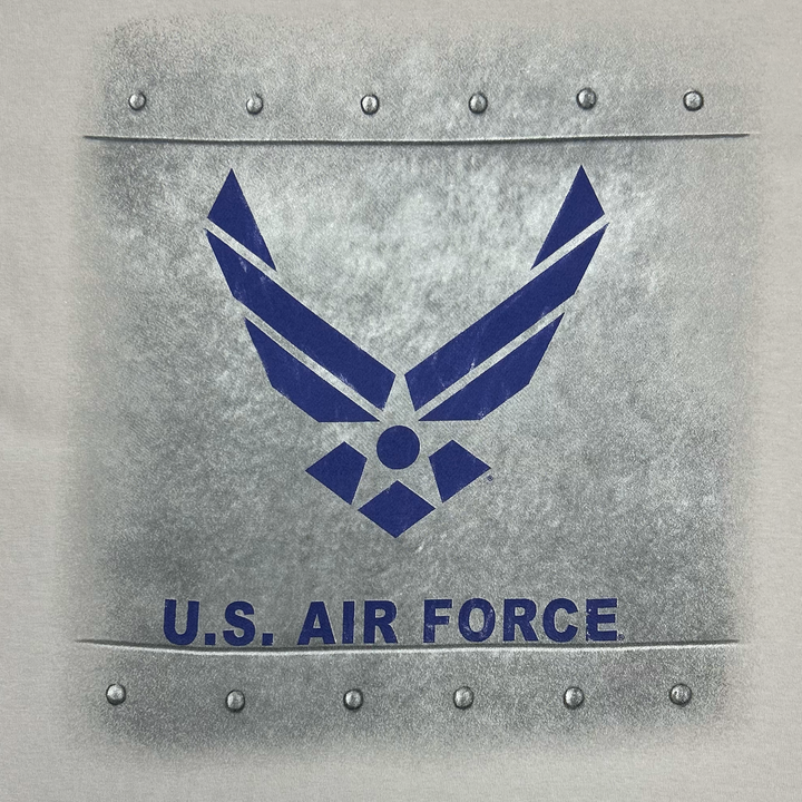 Air Force Rivets T-Shirt (Ice Grey)