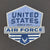 Air Force Distressed Hexagon Shield T-Shirt (Charcoal)