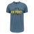 United States Air Force Gold Flags T-Shirt (Stone Blue)