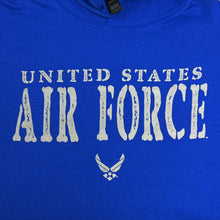 Load image into Gallery viewer, United States Air Force Stamp Logo Hood (Royal)