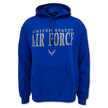 Load image into Gallery viewer, United States Air Force Stamp Logo Hood (Royal)