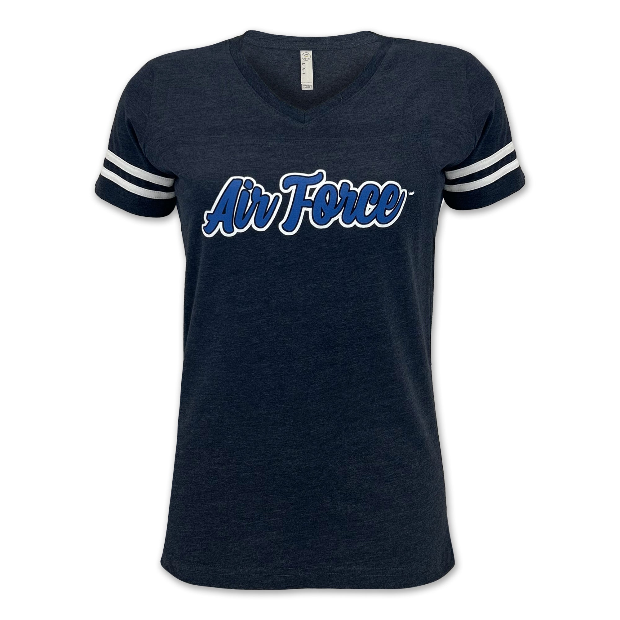 Air Force Ladies Script T-Shirt (Navy)