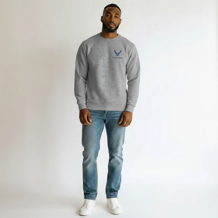 U.S. Air Force Men's Victory Crew Tall (Grey Heather)*