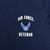 Air Force Under Armour Left Chest Wings Veteran Tech T-Shirt (Navy)