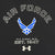 Air Force Under Armour Fly Fight Win Tech Stretch T-Shirt (Black)