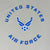 United States Air Force Wings Under Armour Tech T-Shirt (Grey)