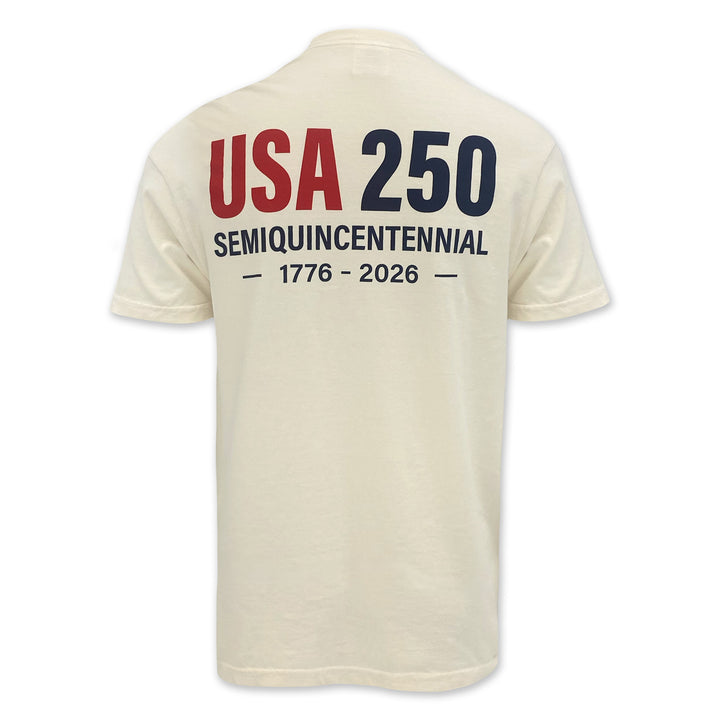 USA 250 Block T-Shirt (Ivory)