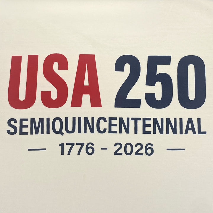 USA 250 Block T-Shirt (Ivory)