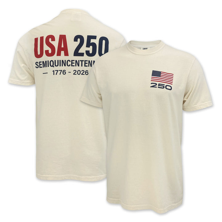 USA 250 Block T-Shirt (Ivory)