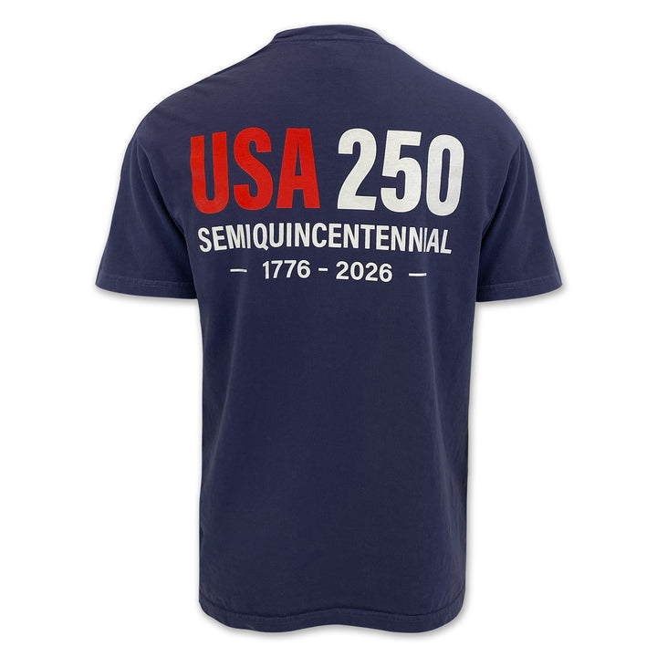 USA 250 Block T-Shirt (Navy)