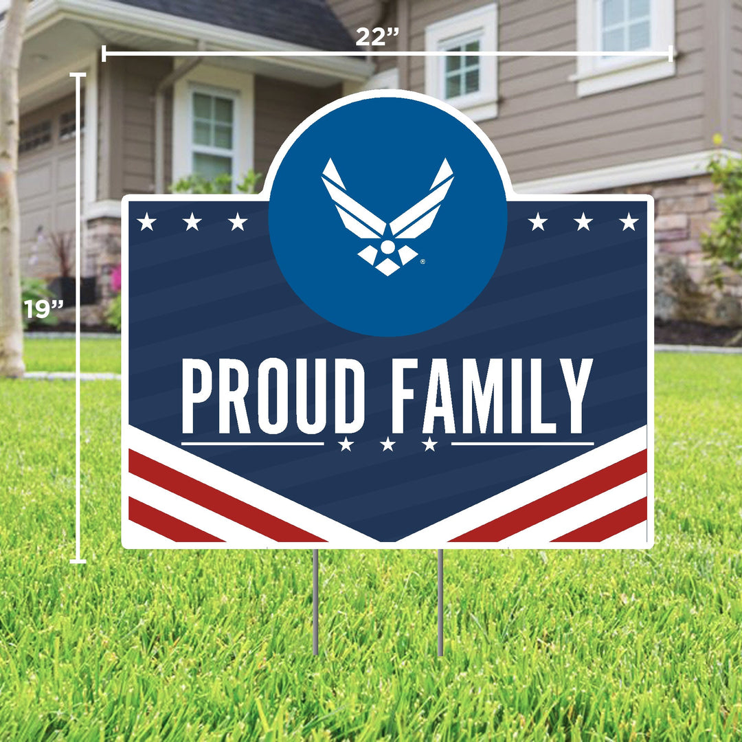 Air Force Proud Family Lawn Sign*