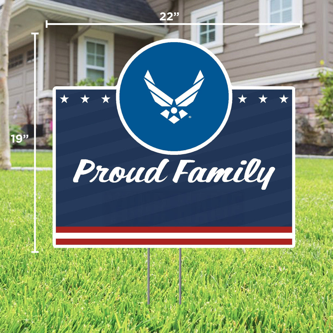 Air Force Proud Family Custom Lawn Sign*
