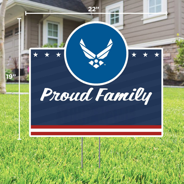 Air Force Proud Family Custom Lawn Sign*