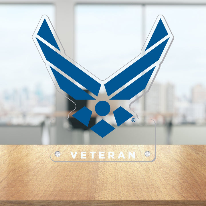 Air Force Wings Veteran Acrylic Sign*