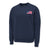 USA Flag Left Chest Crewneck