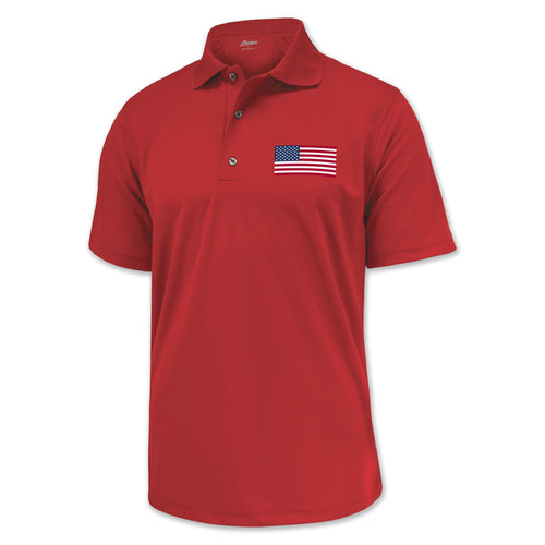 USA Flag Performance Polo
