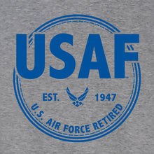 Load image into Gallery viewer, Air Force Retired Left Chest Crewneck