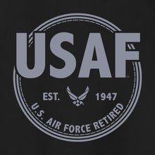 Load image into Gallery viewer, Air Force Retired Left Chest Full Zip