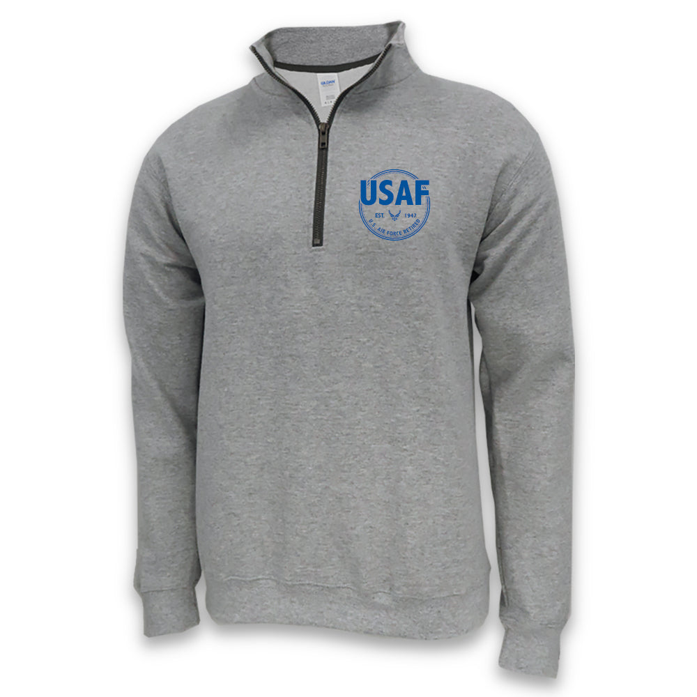 Air Force Retired Left Chest 1/4 Zip