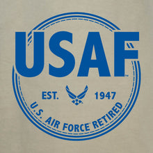 Load image into Gallery viewer, Air Force Retired Left Chest T-Shirt