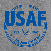 Load image into Gallery viewer, Air Force Veteran Left Chest 1/4 Zip