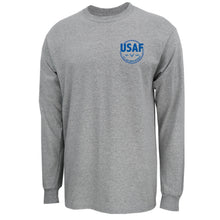 Load image into Gallery viewer, Pick Your Design Air Force Long Sleeve T-Shirt (Grey)