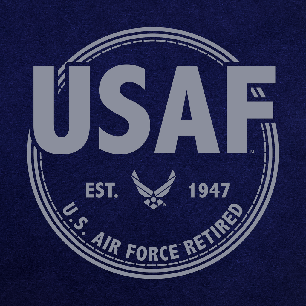 Air Force Retired Left Chest 1/4 Zip