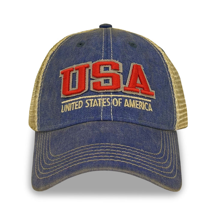 USA Old Favorite Trucker Hat (Blue)