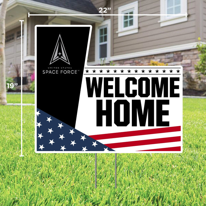 Space Force Welcome Home Lawn Sign*