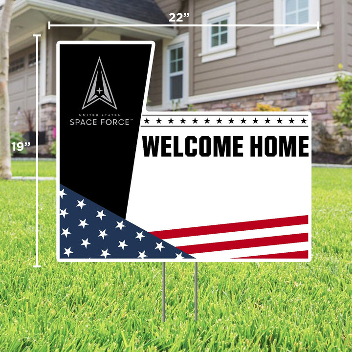 Space Force Welcome Home Custom Lawn Sign*